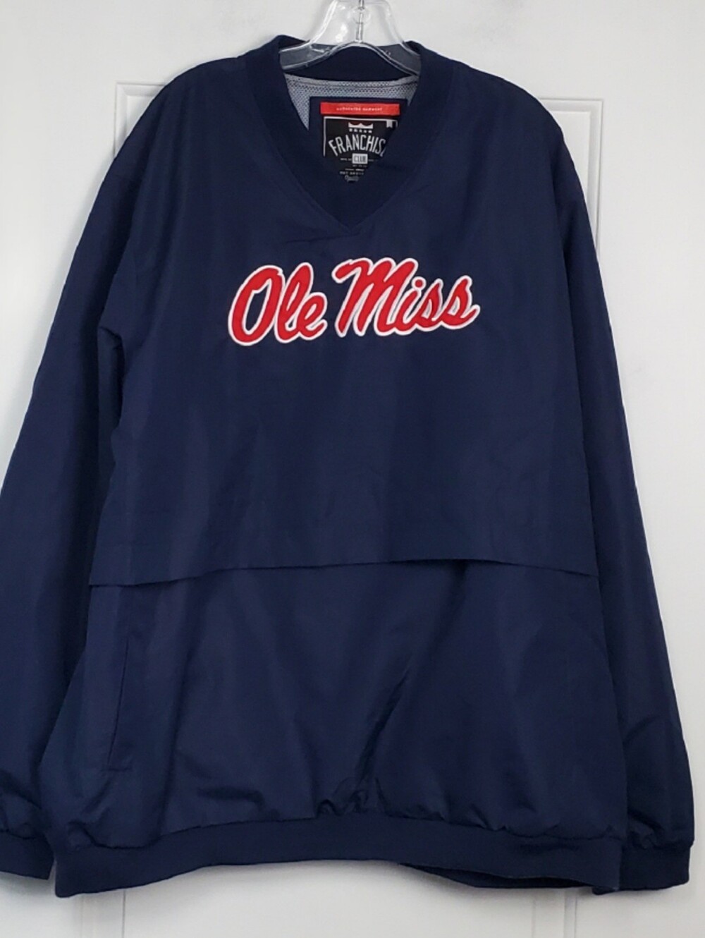 Franchise Club NCAA Ole Miss Rebels Windshell Anorak Collegiate - Size XXL - EUC